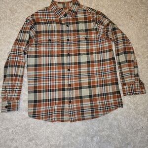 RedHead Brown and Black Casual Button Down Shirt